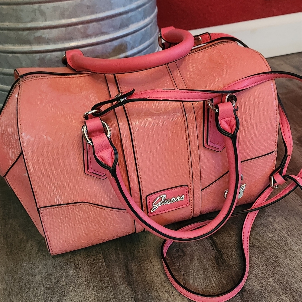 Pink guess bag